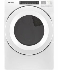 Amana - 7.4 Cu. Ft. Stackable Gas Dryer with Sensor Drying - White