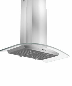 ZLINE - 36" Externally Vented Range Hood - Stainless steel and glass 0