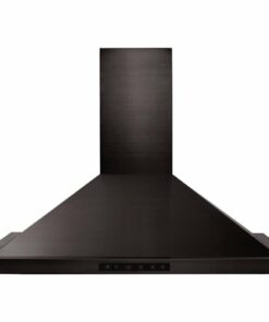 ZLINE - 36" Externally Vented Range Hood - Black stainless steel 0