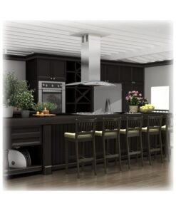 ZLINE - 30" Externally Vented Range Hood - Stainless steel and glass 1