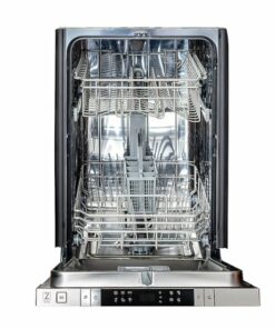 ZLINE - 18" Compact Top Control Built-In Dishwasher with Stainless Steel Tub, 44 dBa - Stainless steel