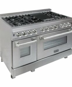 ZLINE - 6.0 cu. ft. Dual Fuel Range with Gas Stove and Electric Oven in Fingerprint Resistant Stainless Steel - Snow Stainless 0