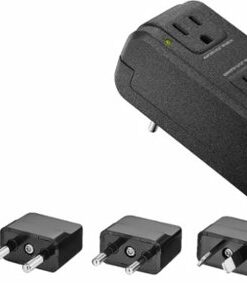 Insignia™ - Travel Adapter and Converter - Black