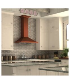 ZLINE - Designer Copper 48" Externally Vented Range Hood - Baked Copper