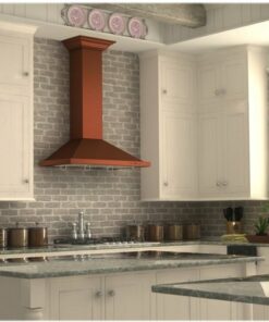 ZLINE - Designer Copper 42" Externally Vented Range Hood - Baked Copper