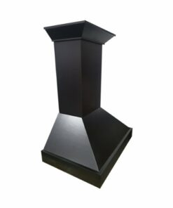 ZLINE - Designer Wood 30" Externally Vented Range Hood - Black Painted