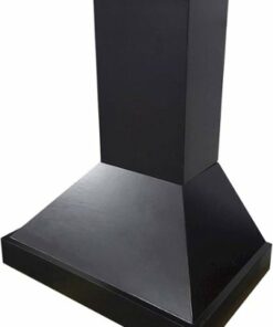 ZLINE - Designer Wood 36" Externally Vented Range Hood - Black Painted
