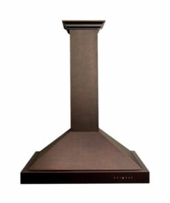 ZLINE - Designer Copper 30" Externally Vented Range Hood - Hammered Copper With Bronze Accents