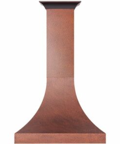 ZLINE - Designer Copper 48" Externally Vented Range Hood - Hand Hammered Copper