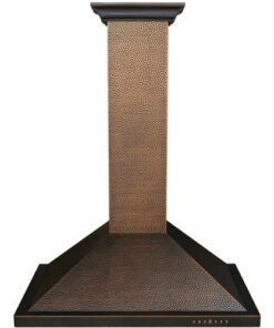 ZLINE - Designer Copper 36" Externally Vented Range Hood - Hand Hammered Copper