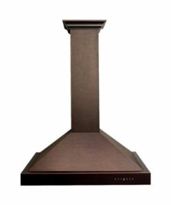 ZLINE - Designer Copper 36" Externally Vented Range Hood - Hammered Copper With Bronze Accents