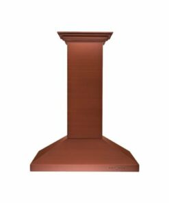 ZLINE - Designer Copper 36" Externally Vented Range Hood - Stainless steel 0