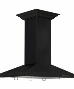 ZLINE - Designer Copper 36" Externally Vented Range Hood - Stainless steel 1