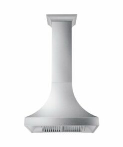 ZLINE - 30" Designer Series Fingerprint Resistant Stainless Steel Ducted Wall Range Hood (8632S-30) - Snow Stainless
