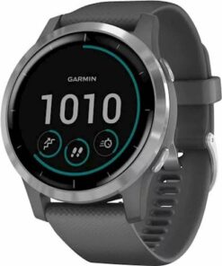 Garmin - vívoactive 4 GPS Smartwatch 45mm Fiber-Reinforced Polymer - Silver