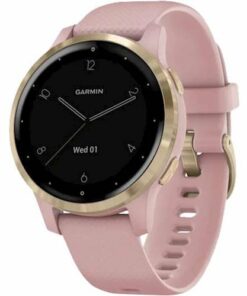 Garmin - vívoactive 4S GPS Smartwatch 40mm Fiber-Reinforced Polymer - Light Gold