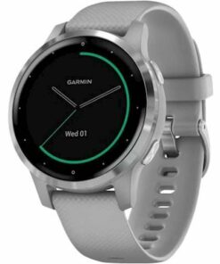 Garmin - vívoactive 4S GPS Smartwatch 40mm Fiber-Reinforced Polymer - Silver