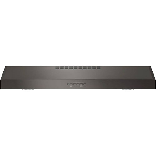 GE - 36" Convertible Range Hood - Black stainless steel 1