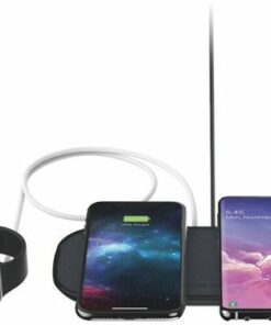 mophie - 7.5W Qi Certified Wireless Charging Pad for iPhone®/Android - Black