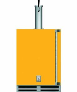 Hestan - GFDS Series 5.2 Cu. Ft. Single Faucet Beverage Cooler Kegerator - Sol 0