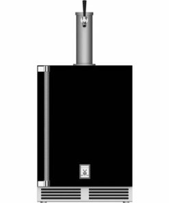 Hestan - GFDS Series 5.2 Cu. Ft. Single Faucet Beverage Cooler Kegerator - Stealth 0