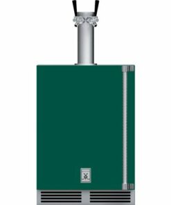 Hestan - GFDS Series 5.2 Cu. Ft. Double Faucet Beverage Cooler Kegerator - Grove 0