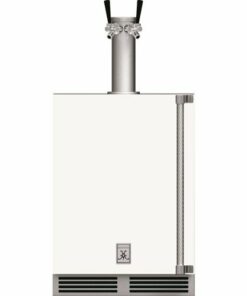 Hestan - GFDS Series 5.2 Cu. Ft. Double-Faucet Beverage Cooler Kegerator - Froth