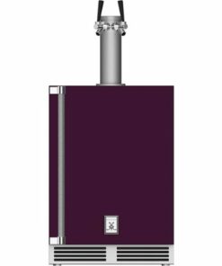 Hestan - GFDS Series 5.2 Cu. Ft. Double Faucet Beverage Cooler Kegerator - Lush 0