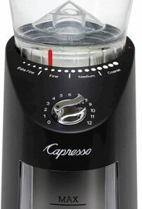 Capresso - Infinity Plus 4-Oz. Conical Burr Coffee Grinder - Black