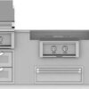 Hestan - GE Series 12' Outdoor Living Suite with Power Burner - Stainless Steel