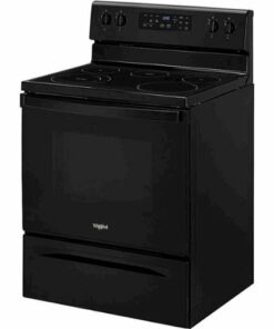 Whirlpool - 5.3 Cu. Ft. Freestanding Electric Range with Self-Cleaning and Frozen Bake - Black