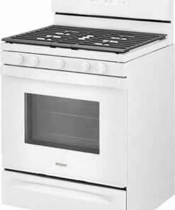 Whirlpool - 5.0 Cu. Ft. Freestanding Gas Range with Self-Cleaning and SpeedHeat Burner - White 0
