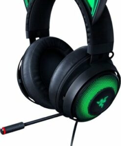 Razer - Kraken Kitty Wired THX Spatial Audio Gaming Headset for PC with Chroma RGB Lighting - Black