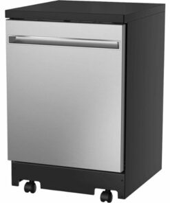 GE - 24" Portable Dishwasher - Stainless steel