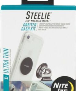 Nite Ize - Steelie Orbiter Dash Mount Kit - Silver/Black