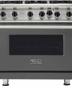 Viking - Professional 5 Series 5.1 Cu. Ft. Freestanding Gas Convection Range - Damascus gray 0