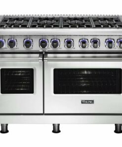 Viking - Professional 7 Series Freestanding Double Oven Gas Convection Range - Frost white 1