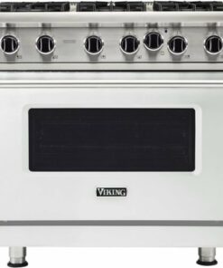 Viking - Professional 5 Series 5.1 Cu. Ft. Freestanding Gas Convection Range - Frost White 0