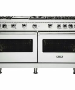 Viking - Professional 5 Series Freestanding Double Oven Gas Convection Range - Frost white 1