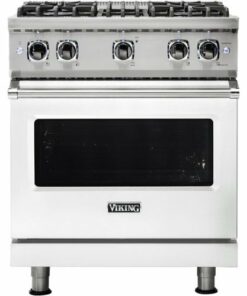 Viking - Professional 5 Series 4.0 Cu. Ft. Freestanding LP Gas Convection Range - Frost White 1