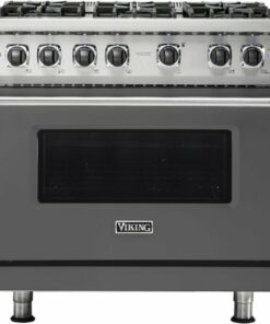 Viking - Professional 5 Series 5.1 Cu. Ft. Freestanding Gas Convection Range - Damascus gray 3