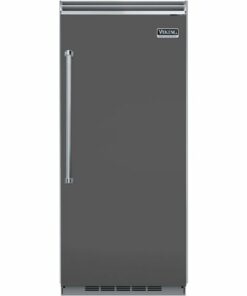 Viking - Professional 5 Series Quiet Cool 19.2 Cu. Ft. Upright Freezer with Interior Light - Damascus Gray 0
