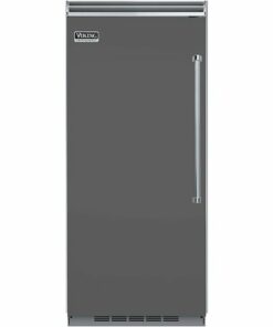Viking - Professional 5 Series Quiet Cool 19.2 Cu. Ft. Upright Freezer with Interior Light - Damascus Gray 1