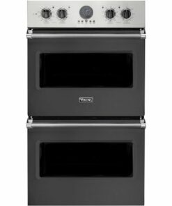 Viking - Professional 5 Series 30" Built-In Double Electric Convection Wall Oven - Damascus Gray 0