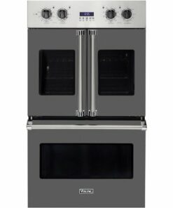 Viking - Professional 7 Series 30" Built-In Double Electric Convection Wall Oven - Damascus Gray