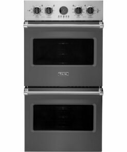 Viking - Professional 5 Series 27" Built-In Double Electric Convection Wall Oven - Damascus Gray