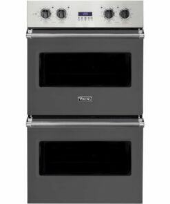 Viking - Professional 5 Series 30" Built-In Double Electric Convection Wall Oven - Damascus Gray 1