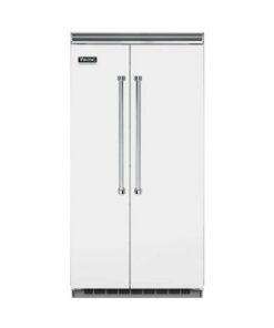Viking - Professional 5 Series Quiet Cool 25.3 Cu. Ft. Side-by-Side Built-In Refrigerator - Frost White