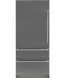 Viking - 7 Series 20 Cu. Ft. Bottom-Freezer Built-In Refrigerator - Damascus Gray 0