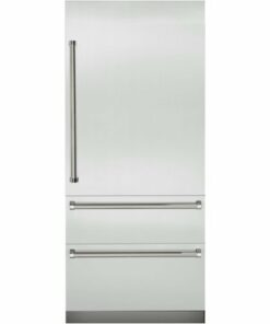 Viking - 7 Series 20 Cu. Ft. Bottom-Freezer Built-In Refrigerator - Frost White 0